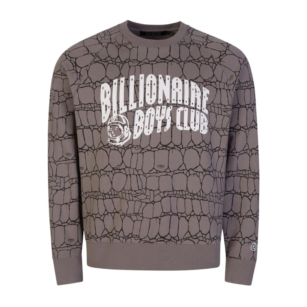 Billionaire Boys Club Camo Logo Sweatshirt Grey