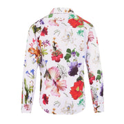 Vivienne Westwood Two Button Print Flowers Classic Shirt