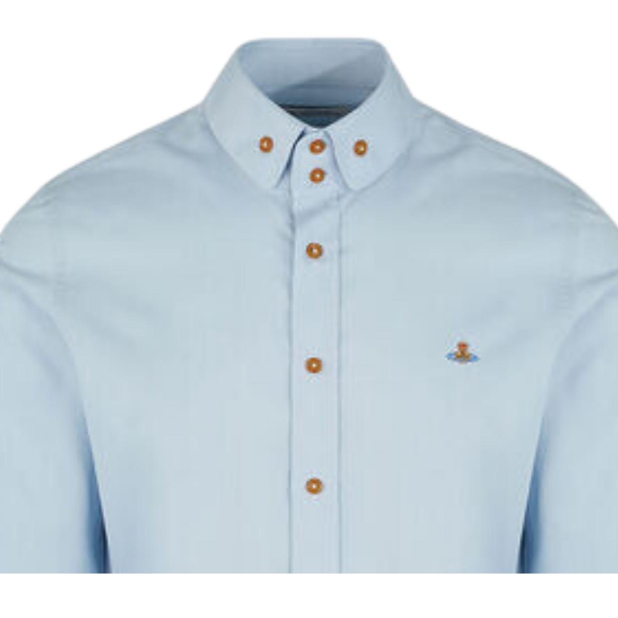 Vivienne Westwood Two Button Krall Sky Blue Shirt