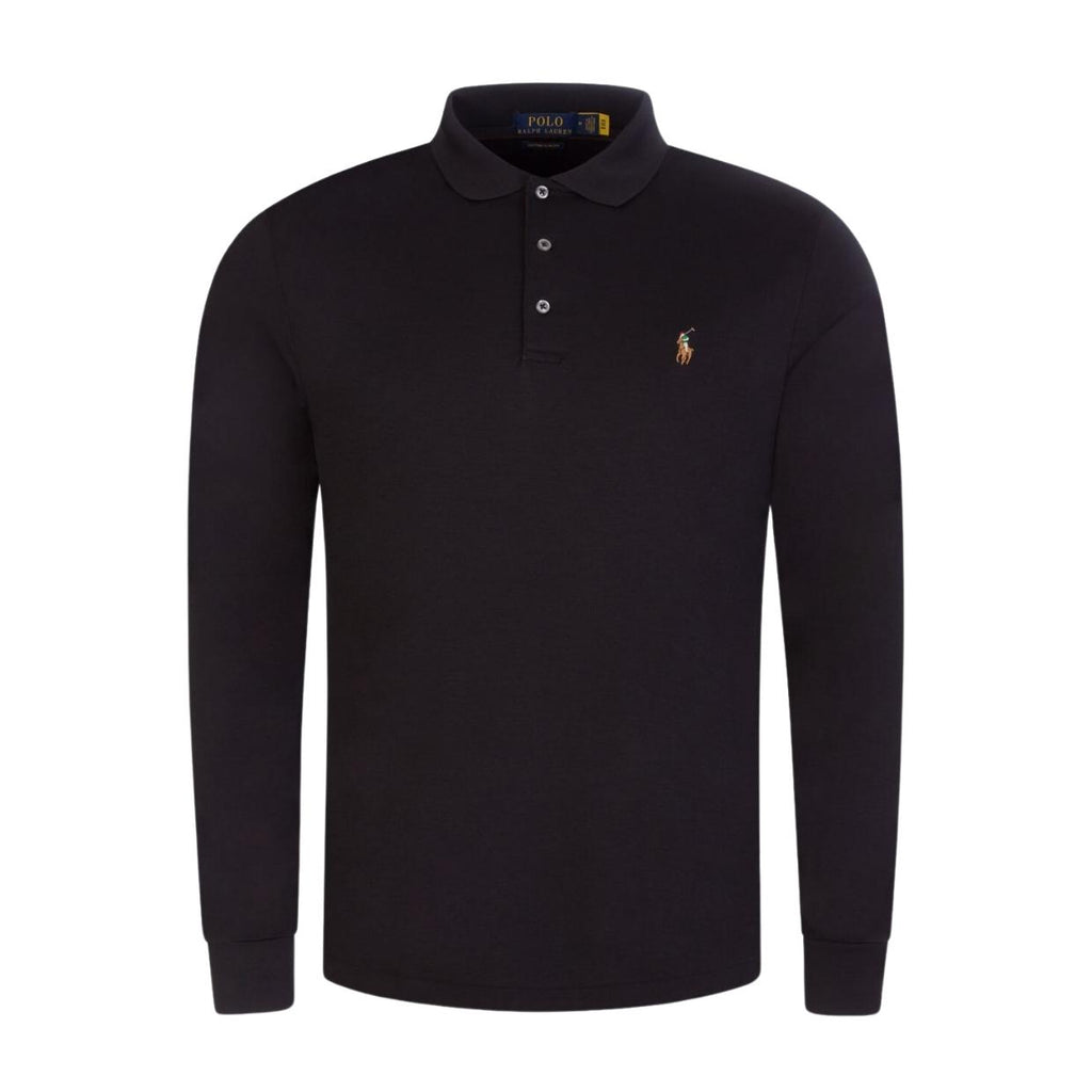 Polo Ralph Lauren Long Sleeve Black Polo Shirt – Retro Designer Wear