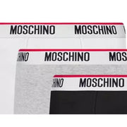 Moschino Logo Tape Black/White/Grey Three-Pack Boxers