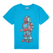 Billionaire Boys Club Kids Walking Robot Blue T-Shirt