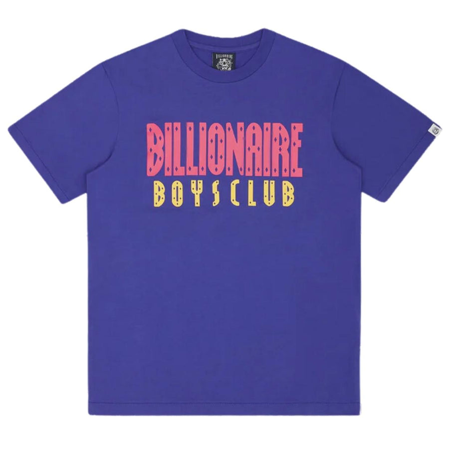 Billionaire Boys Club Straight Logo Purple T-Shirt