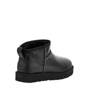 UGG Classic Ultra Mini Leather Regenerate Black Boot