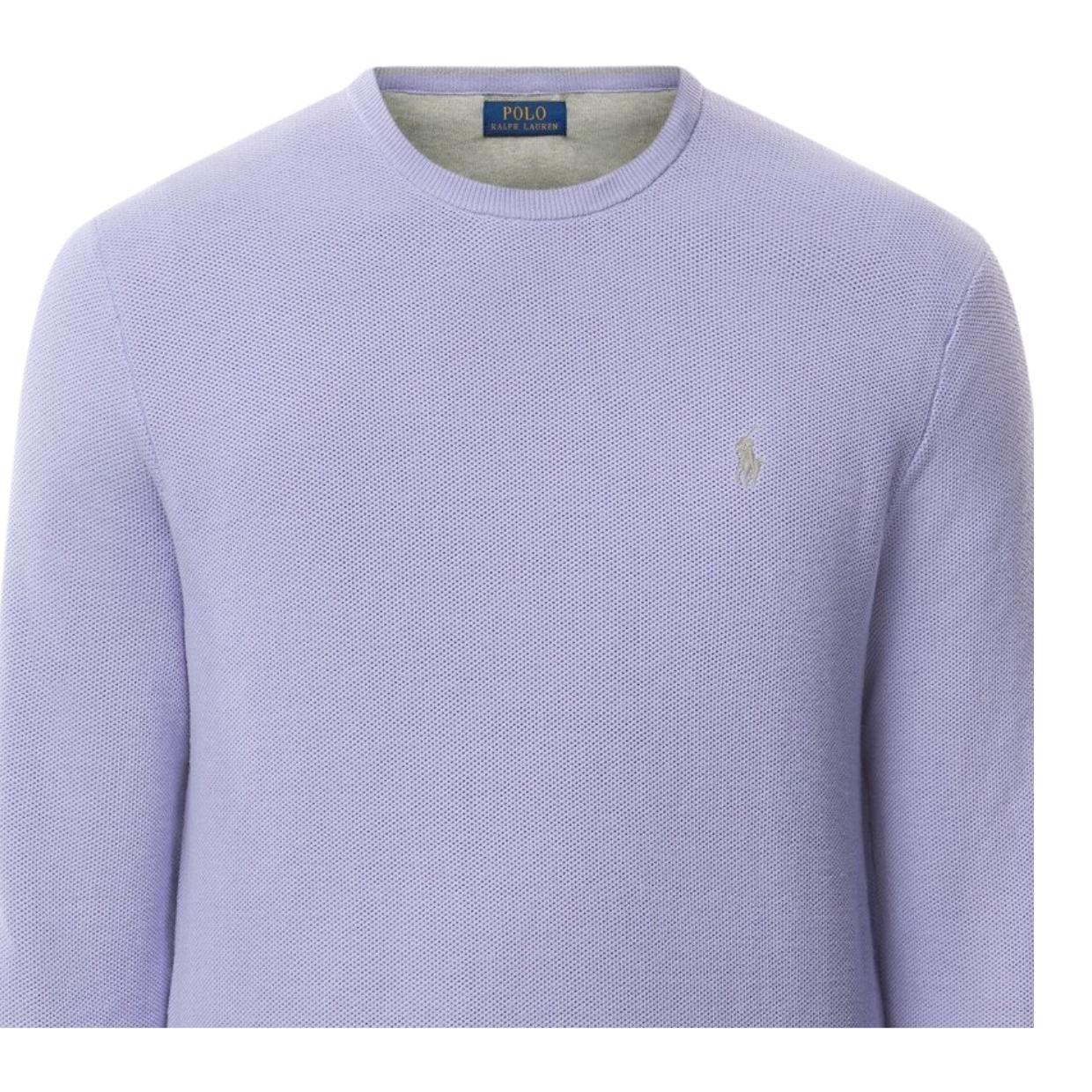 Polo Ralph Lauren Embroidered Pony Logo Purple Sweatshirt