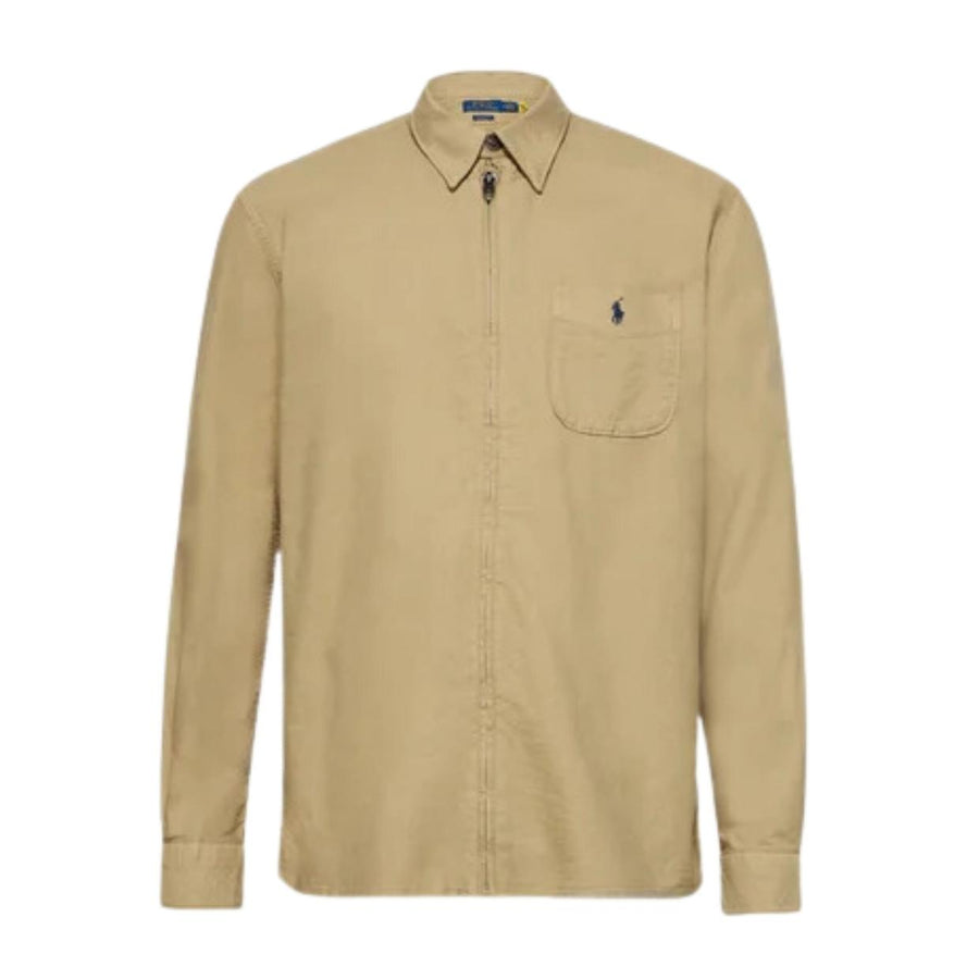 Polo Ralph Lauren Classic Fit Surrey Tan Oxford Overshirt