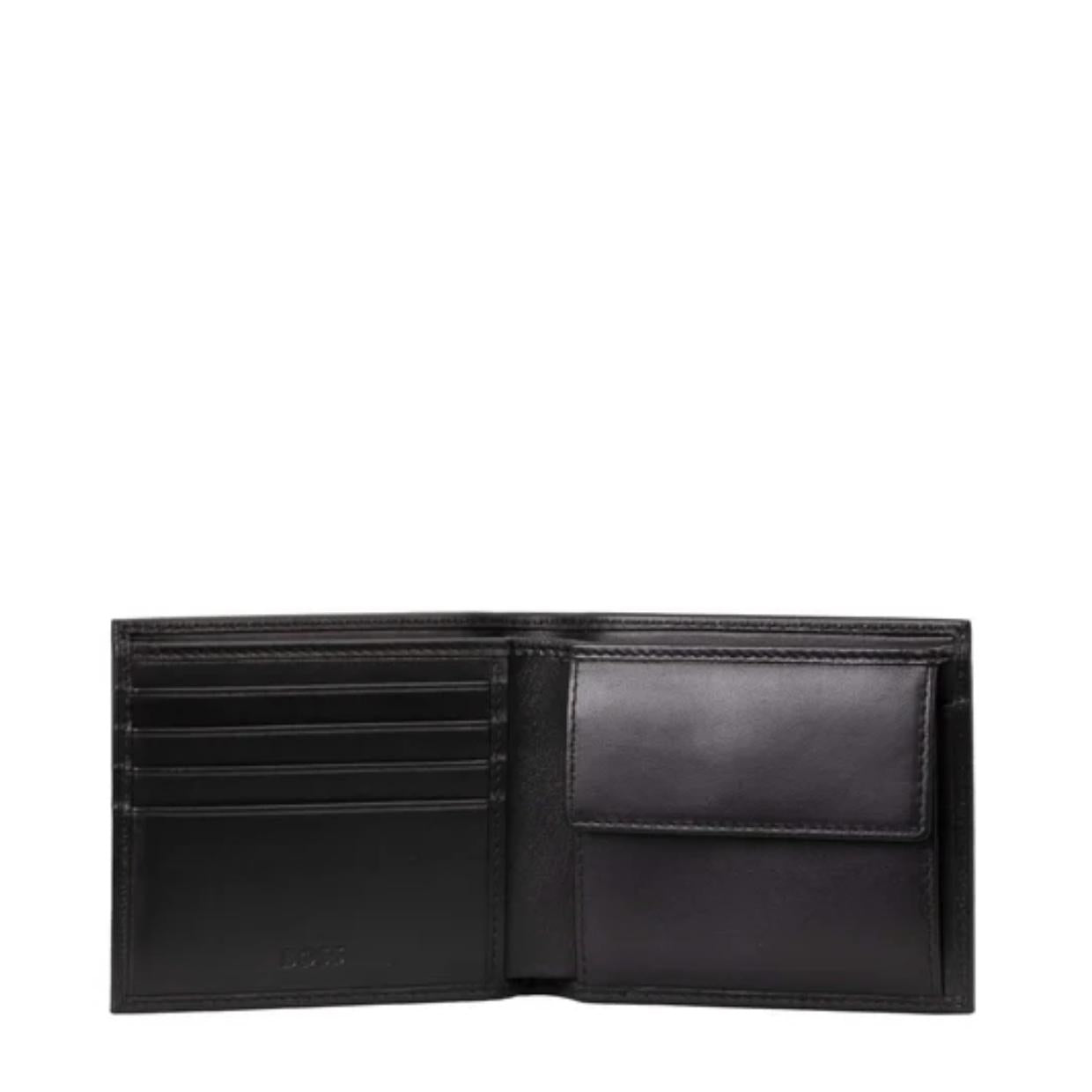 BOSS Randy-N Black Coin Billfold Wallet