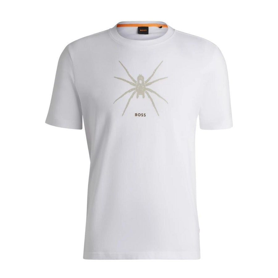 BOSS Printed Spider White T-Shirt