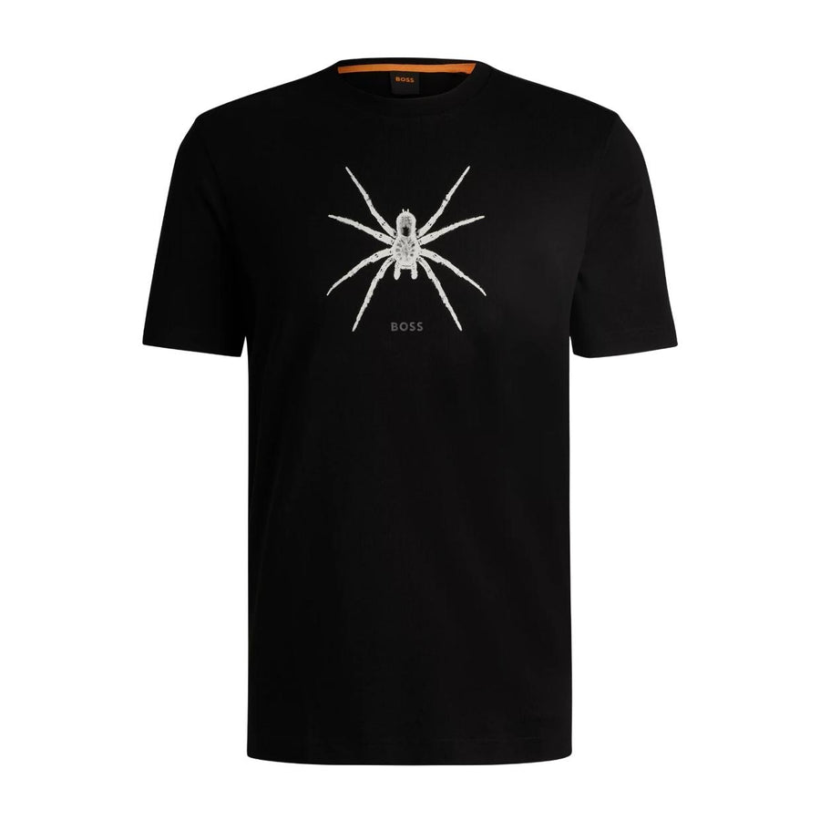 BOSS Printed Spider Black T-Shirt