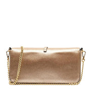 Valentino Bags Gold Metallic Crossbody Bag