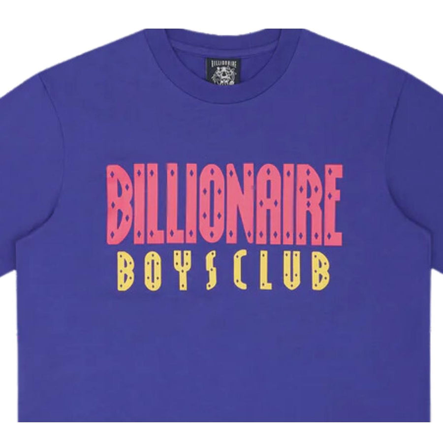 Billionaire Boys Club Straight Logo Purple T-Shirt