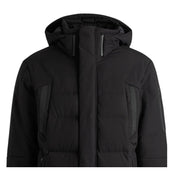 BOSS J_Havoc Water-Repellent Black Down Parka Jacket