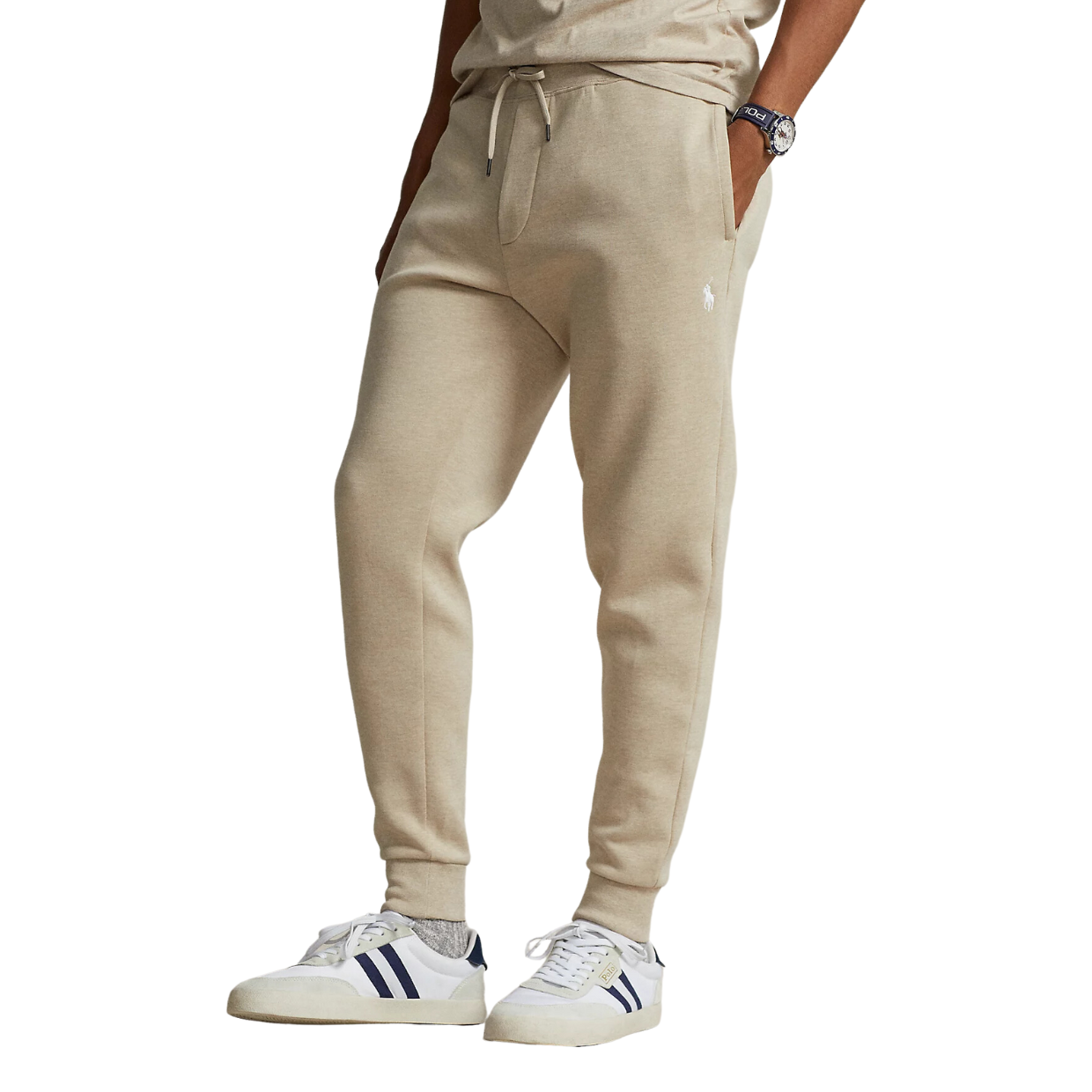 Polo Ralph Lauren Relaxed Fit Logo Joggers - Beige - Galvin for Men
