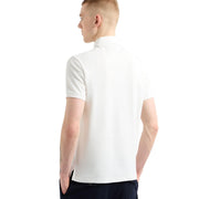 Emporio Armani Logo Collar White Polo Shirt