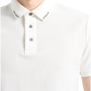 Emporio Armani Logo Collar White Polo Shirt