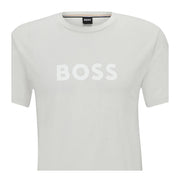 BOSS Contrast Large Logo Sliver Grey T-Shirt