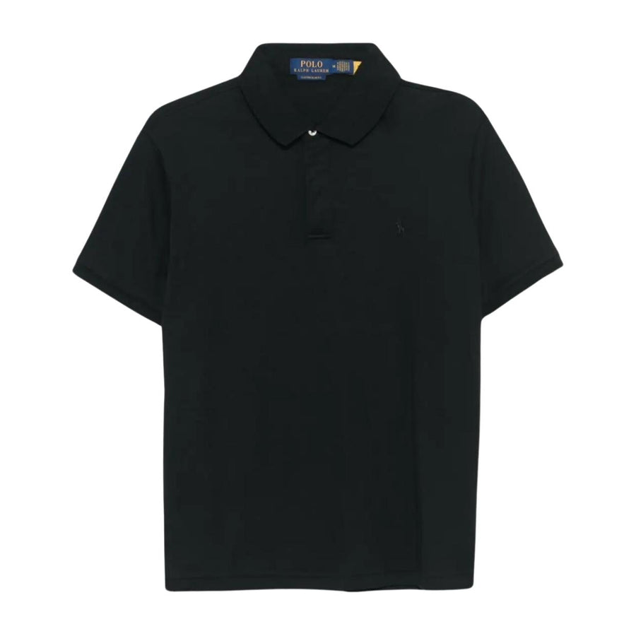 Polo Ralph Lauren Concealed Placket Black Polo Shirt