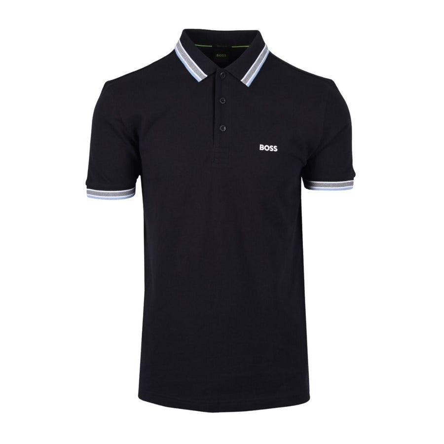 BOSS Embroidered Logo Paddy Navy Polo Shirt