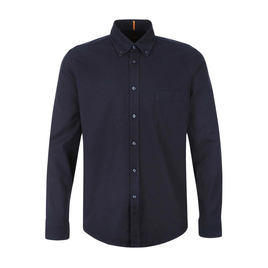 BOSS Rickert-M Regular Fit Navy Shirt