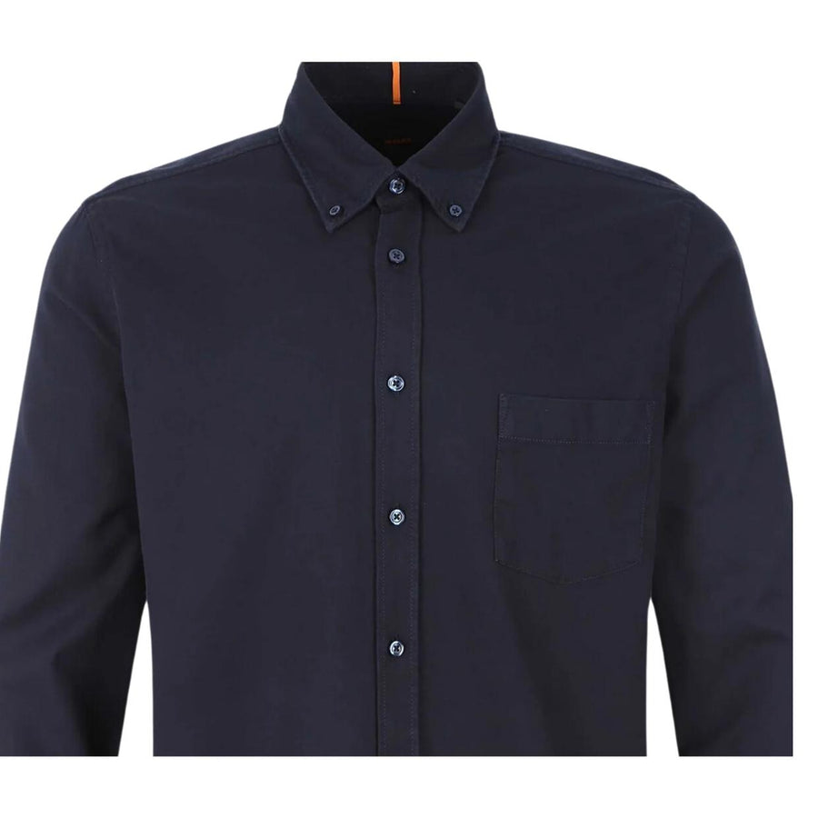 BOSS Rickert-M Regular Fit Navy Shirt