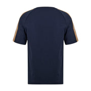 BOSS Embroidered Logo Navy Iconic T-Shirt