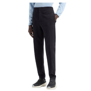 Emporio Armani Navy Waffle Jersey Trousers