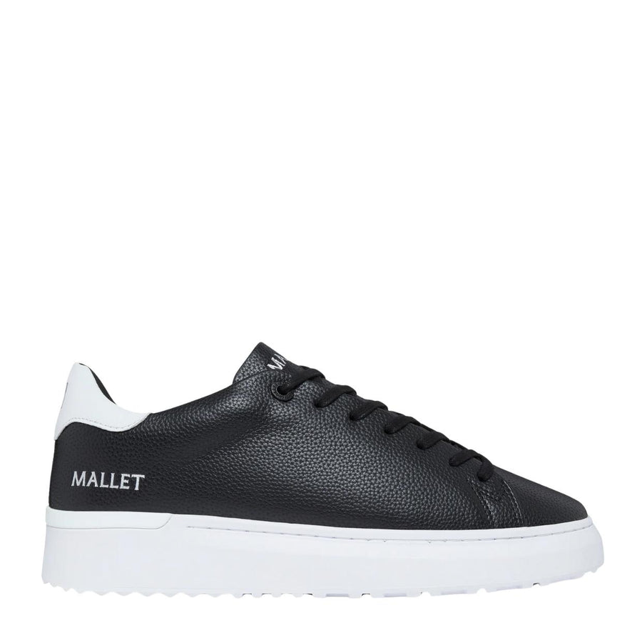 Mallet London GRFTR Lite Black White Tab Trainers