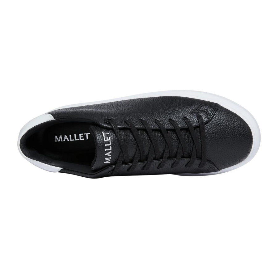 Mallet London GRFTR Lite Black White Tab Trainers