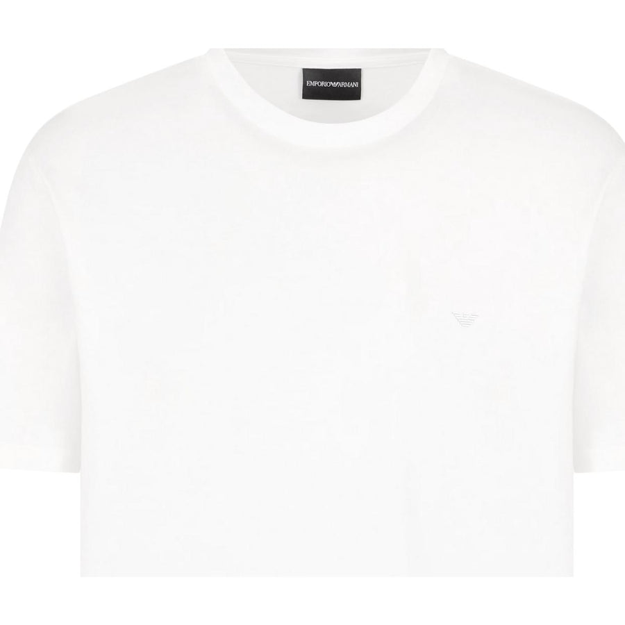 Emporio Armani Micro Eagle White T-Shirt