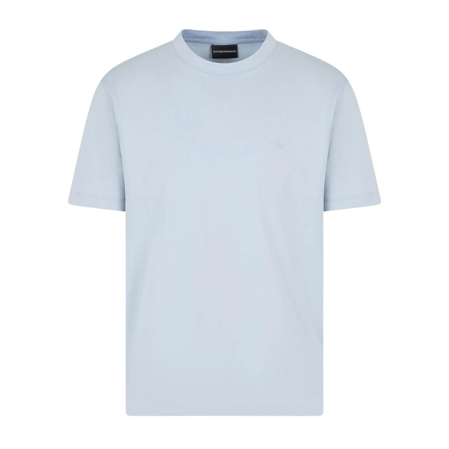 Emporio Armani Micro Eagle Sky Blue T-Shirt