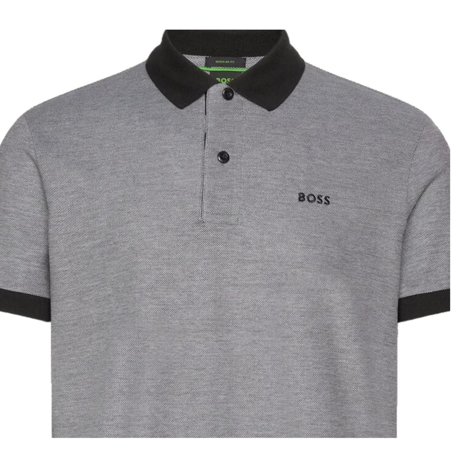 BOSS Regular Fit Paddy 9 Black Polo Shirt