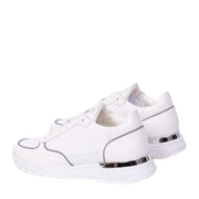 Mallet London Popham Lite Tumbled White Trainers