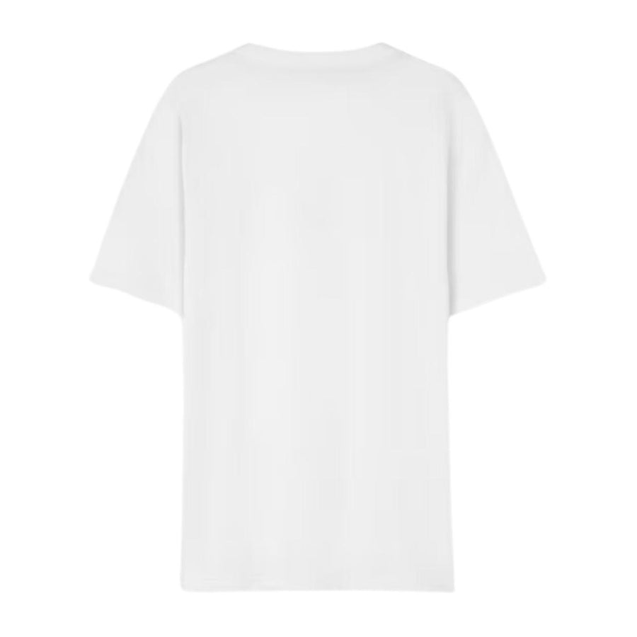 Versace Jeans Couture Metal Logo Tag White T-Shirt