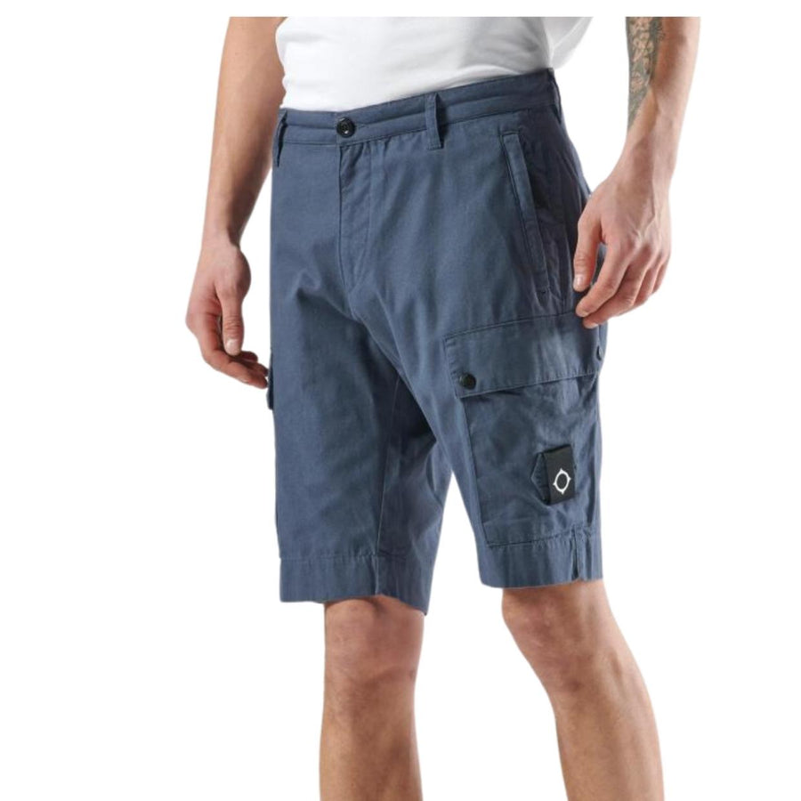 MA.STRUM Ink Navy Cargo Shorts