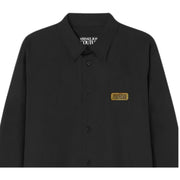 Versace Jeans Couture Metal Logo Black Poplin Shirt