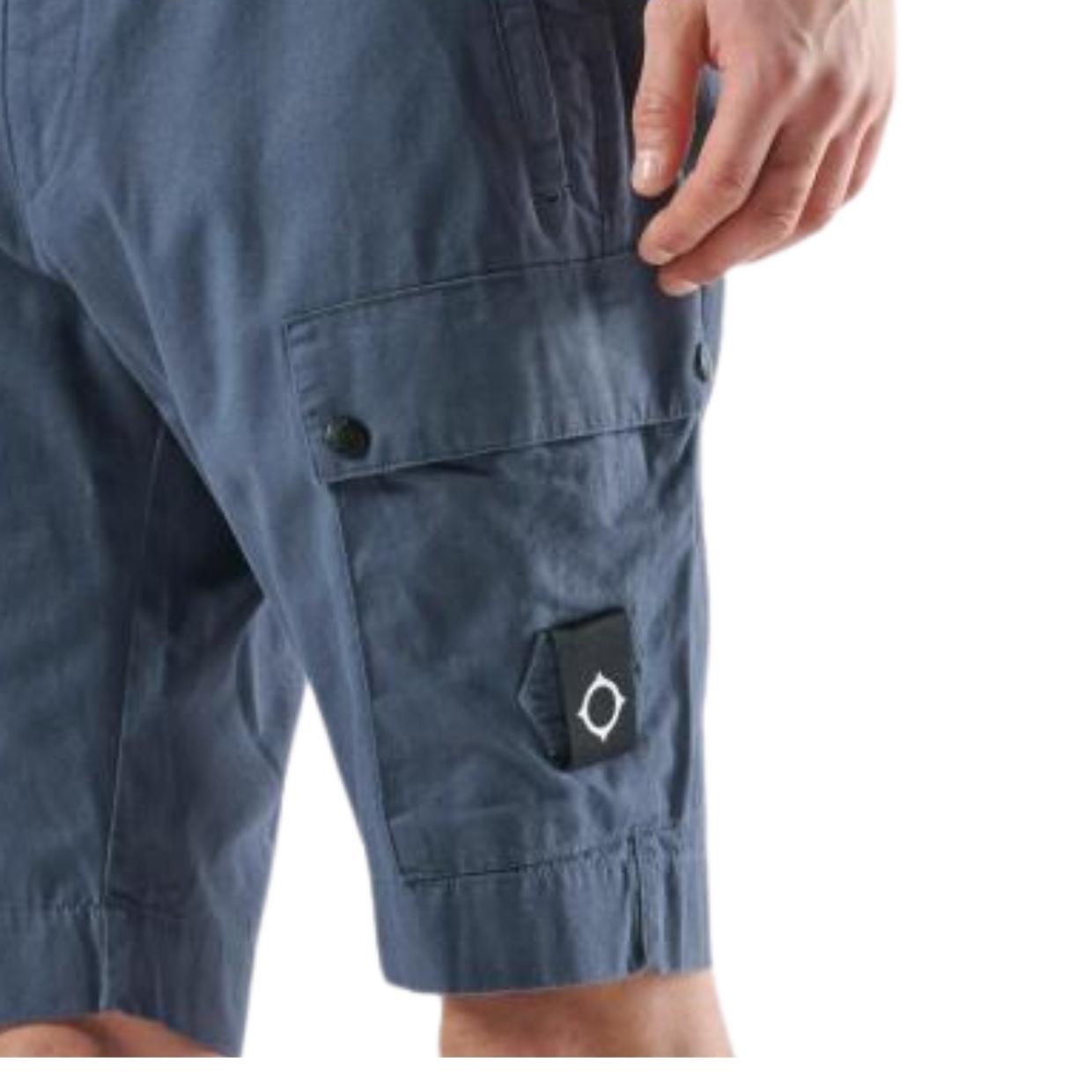 MA.STRUM Ink Navy Cargo Shorts