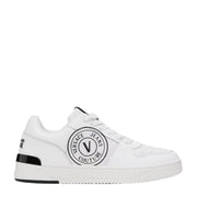 Versace Jeans Couture White Starlight Low Top Leather Trainers