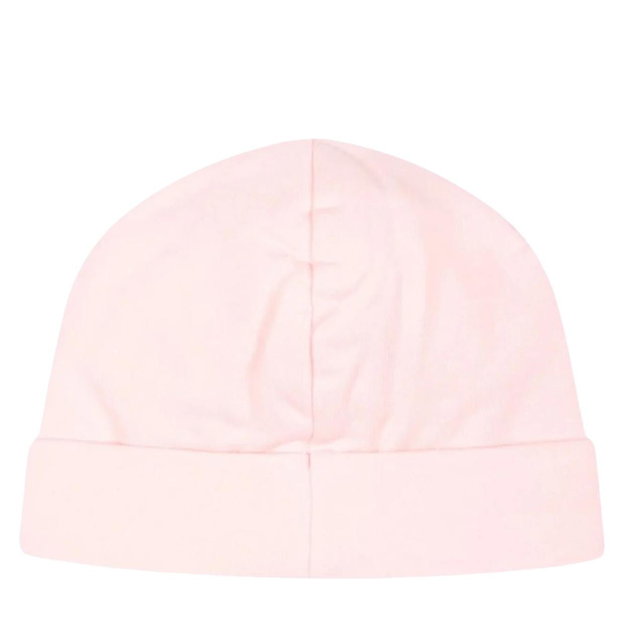 Moschino Baby Teddy Bear Logo Pink Hat