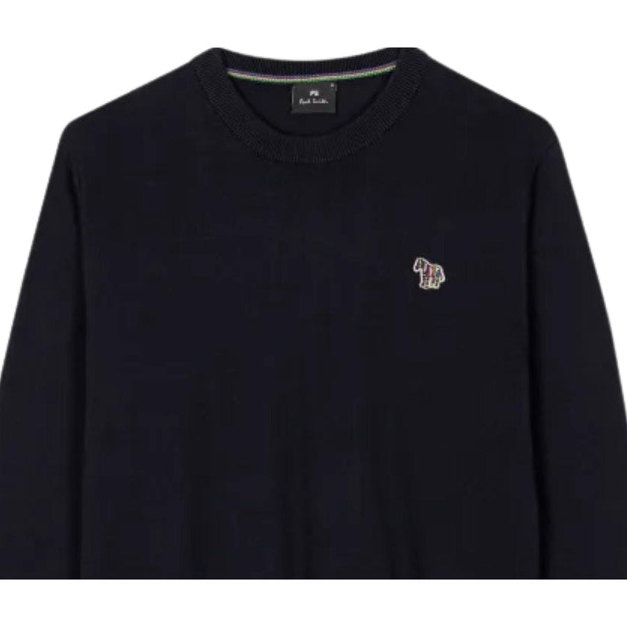 Paul Smith Zebra Logo Patch Dark Navy Sweatshirt