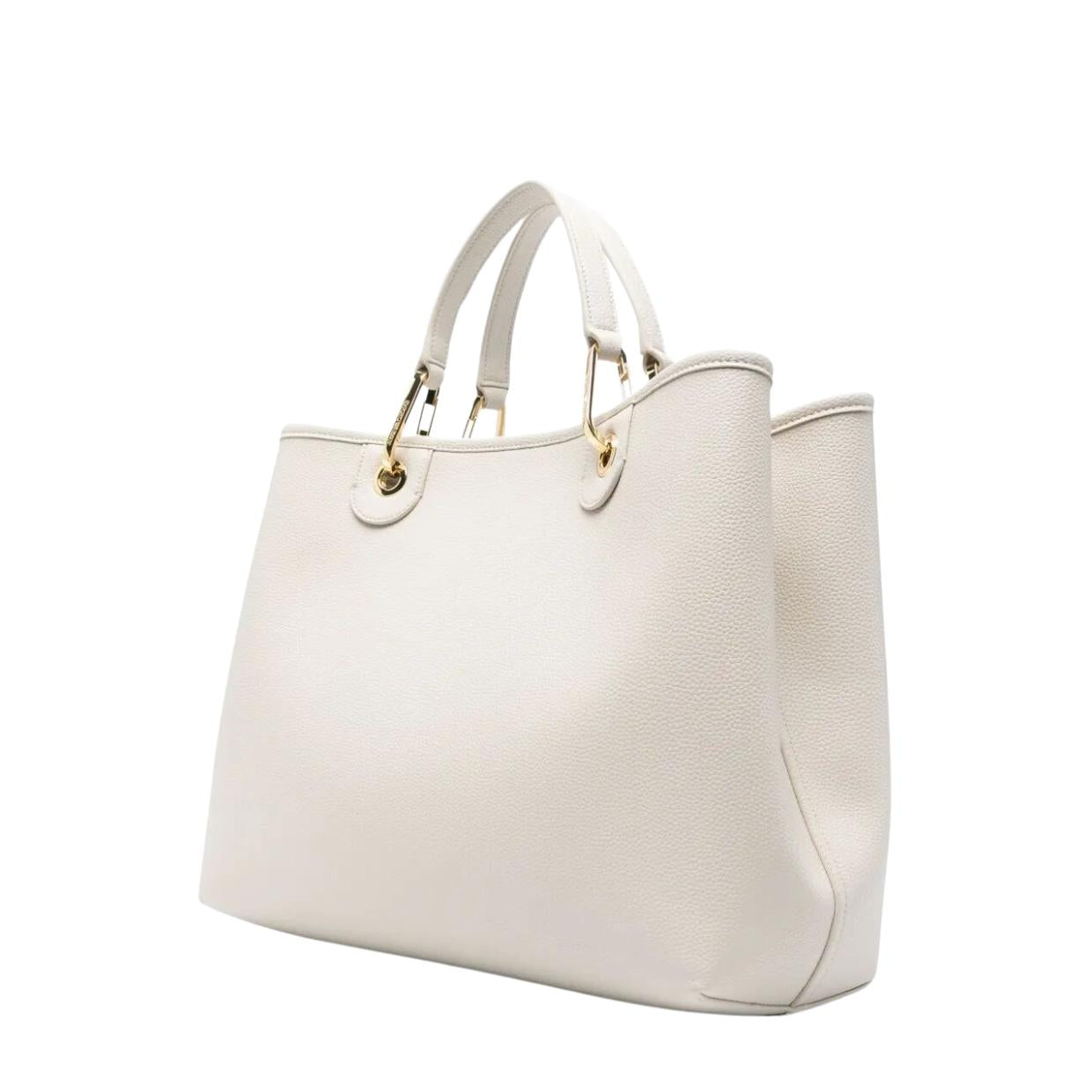 Emporio Armani Medium MyEA Ecru Tote Bag