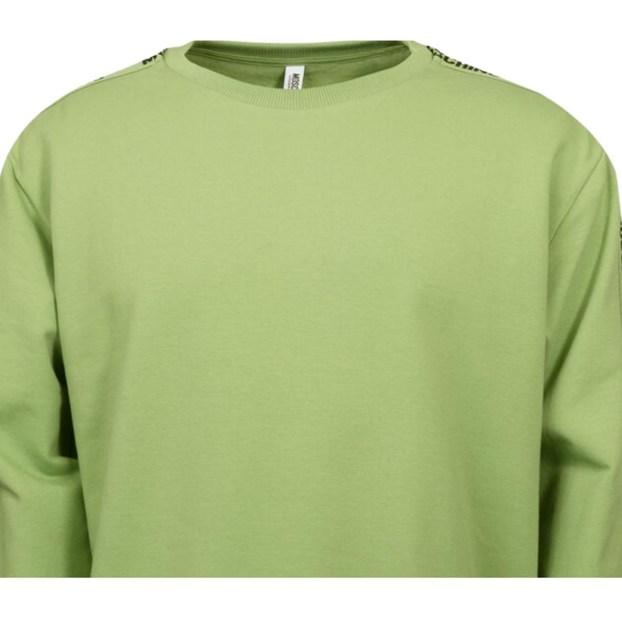 Moschino Underwear Logo Tape Green Sweatshirt