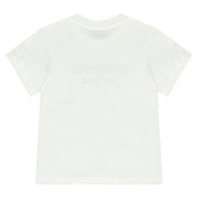 Moschino Baby Logo Lettering Ivory T-Shirt