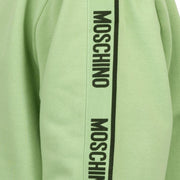 Moschino Underwear Logo Tape Green Sweatshirt