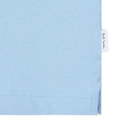 Paul Smith Regular Fit Light Blue Half Zip Polo Shirt