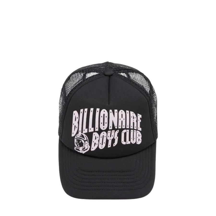 Billionaire Boys Club Arch Logo Black/Pink Trucker Cap