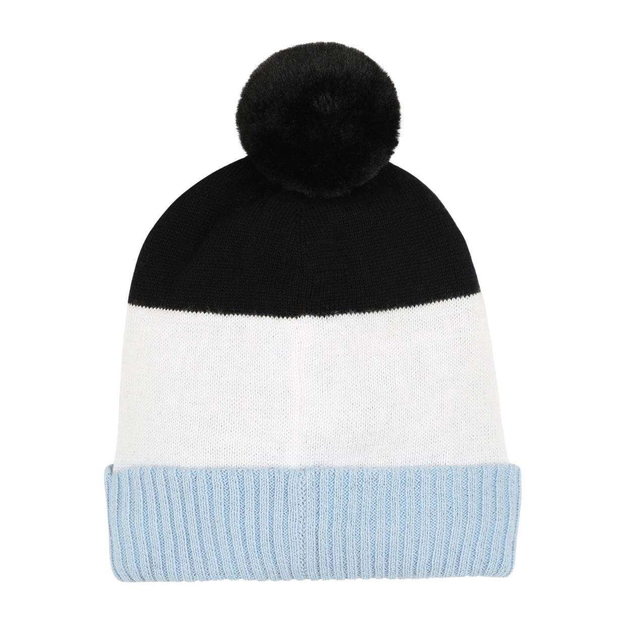 BOSS Baby Embroidered Logo Pompom Beanie