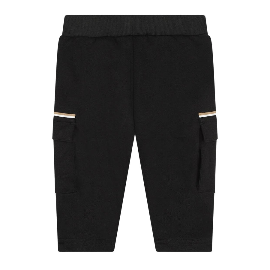 BOSS Baby Black Cargo Jogging Trousers