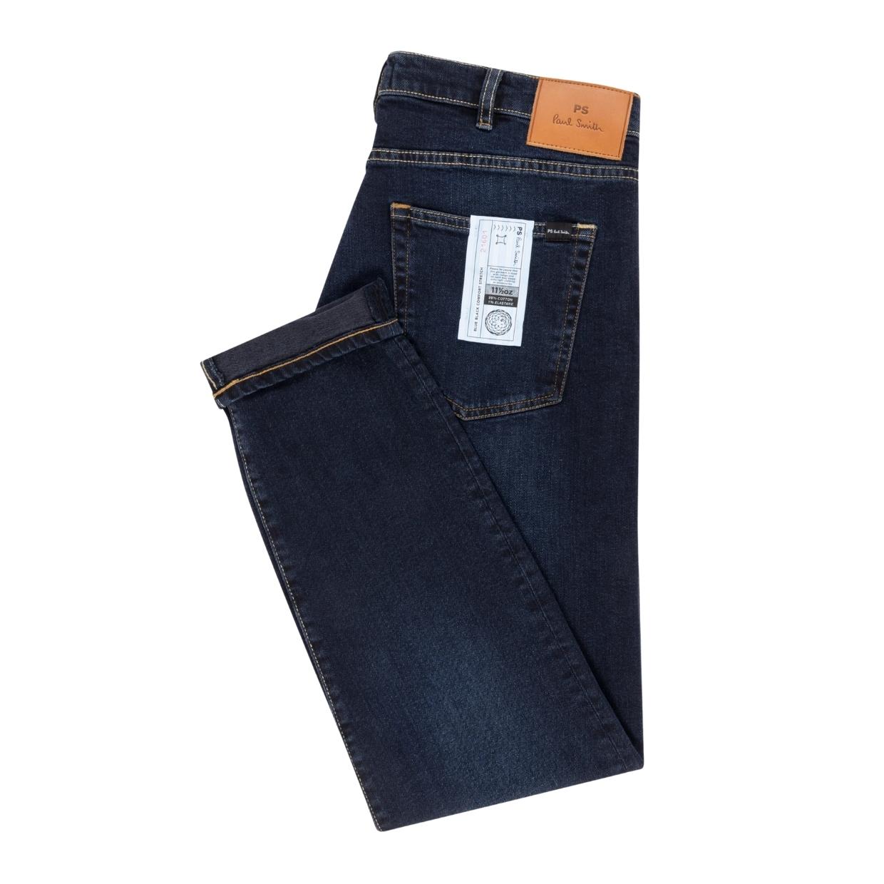 Paul Smith Tapered Fit Dark Wash Blue Denim Jeans