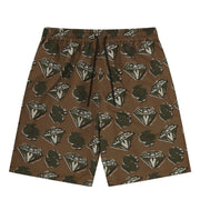 Billionaire Boys Club Diamond & Dollars Khaki Swim Shorts