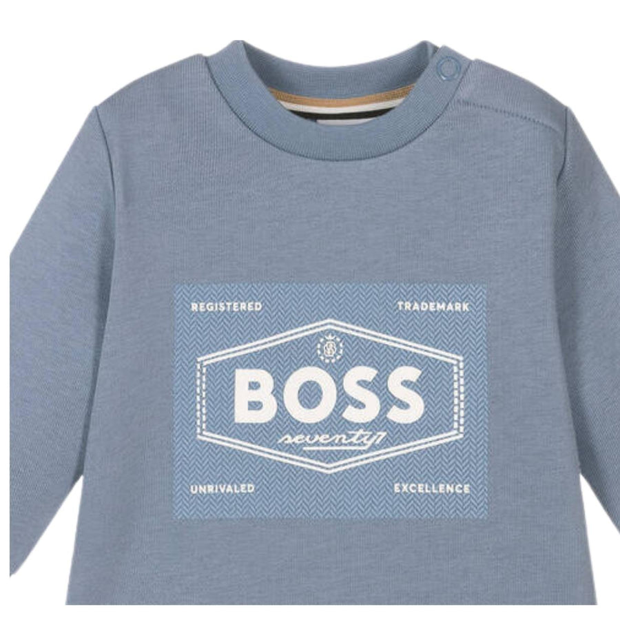 BOSS Baby Printed Logo Medium Grey Sweatshirt